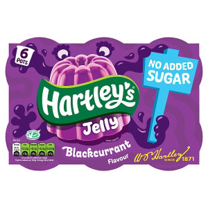 Hartley's Blackcurrant Flavour Jelly 690g (6 x 115g)