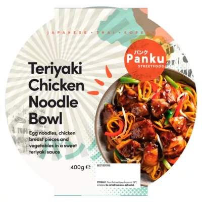 Panku Streetfood Teriyaki Chicken Noodle Bowl 400g