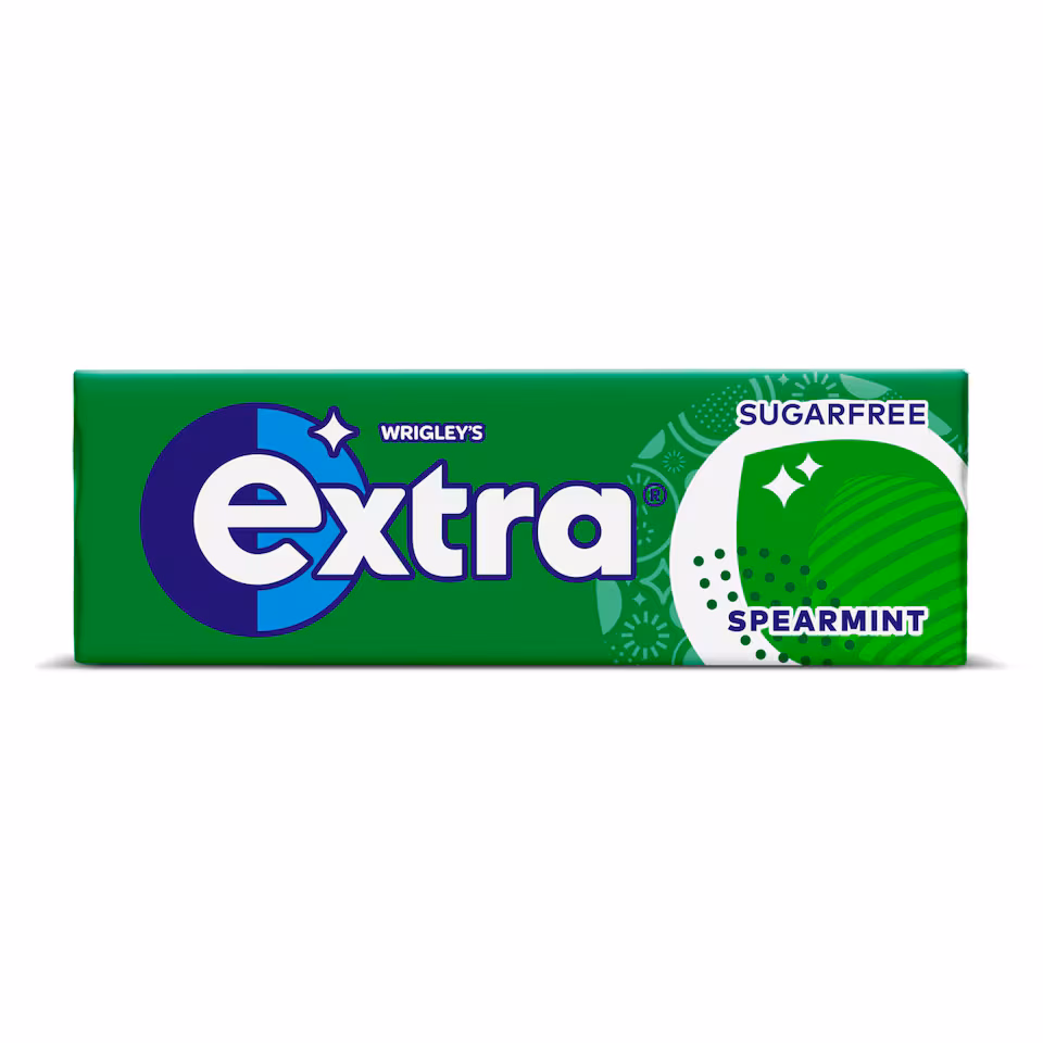 Extra Spearmint Sugarfree Chewing Gum 10 Pieces
