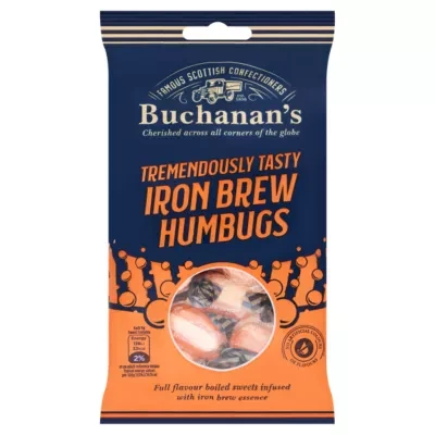 Buchanan's Tremendously Tasty Iron Brew Humbugs 140g