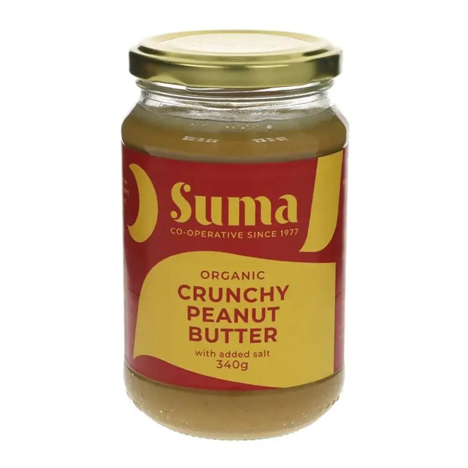 Organic Crunchy Peanut Butter with Salt 340g (Suma)