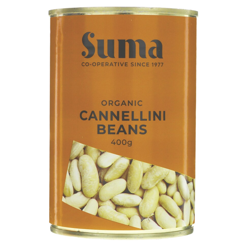 Suma Organic - Cannellini Beans - Organic - 12 x 400g - 12 Pack