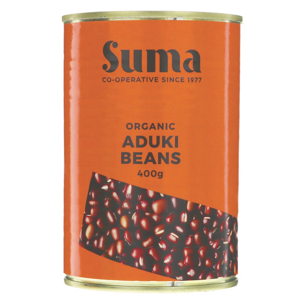 Suma Organic - Aduki Beans - Organic - 12 x 400g - 12 pack