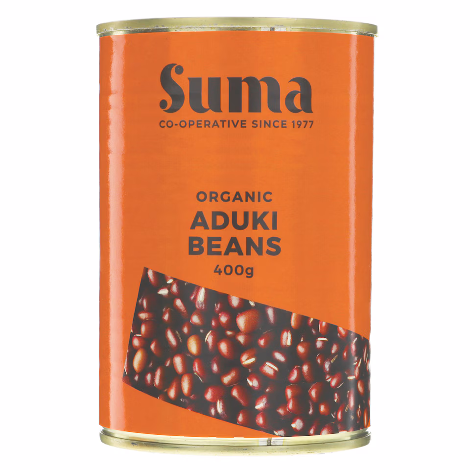 Suma Organic - Aduki Beans - Organic - 12 x 400g - 12 pack