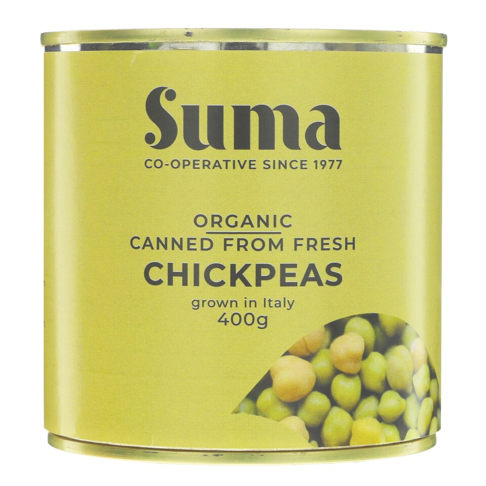 Suma Organic - Fresh Chickpeas - Organic - 12 x 400g - 12 pack