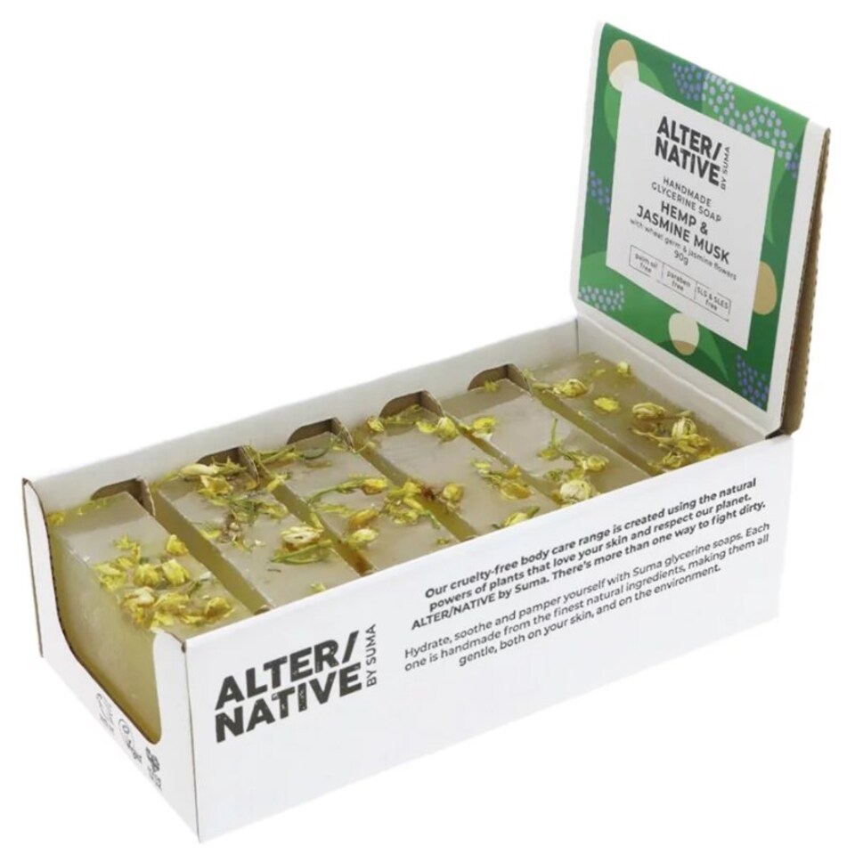 Alter/native by Suma Hemp & Jasmine Musk Glycerine Soap 90g