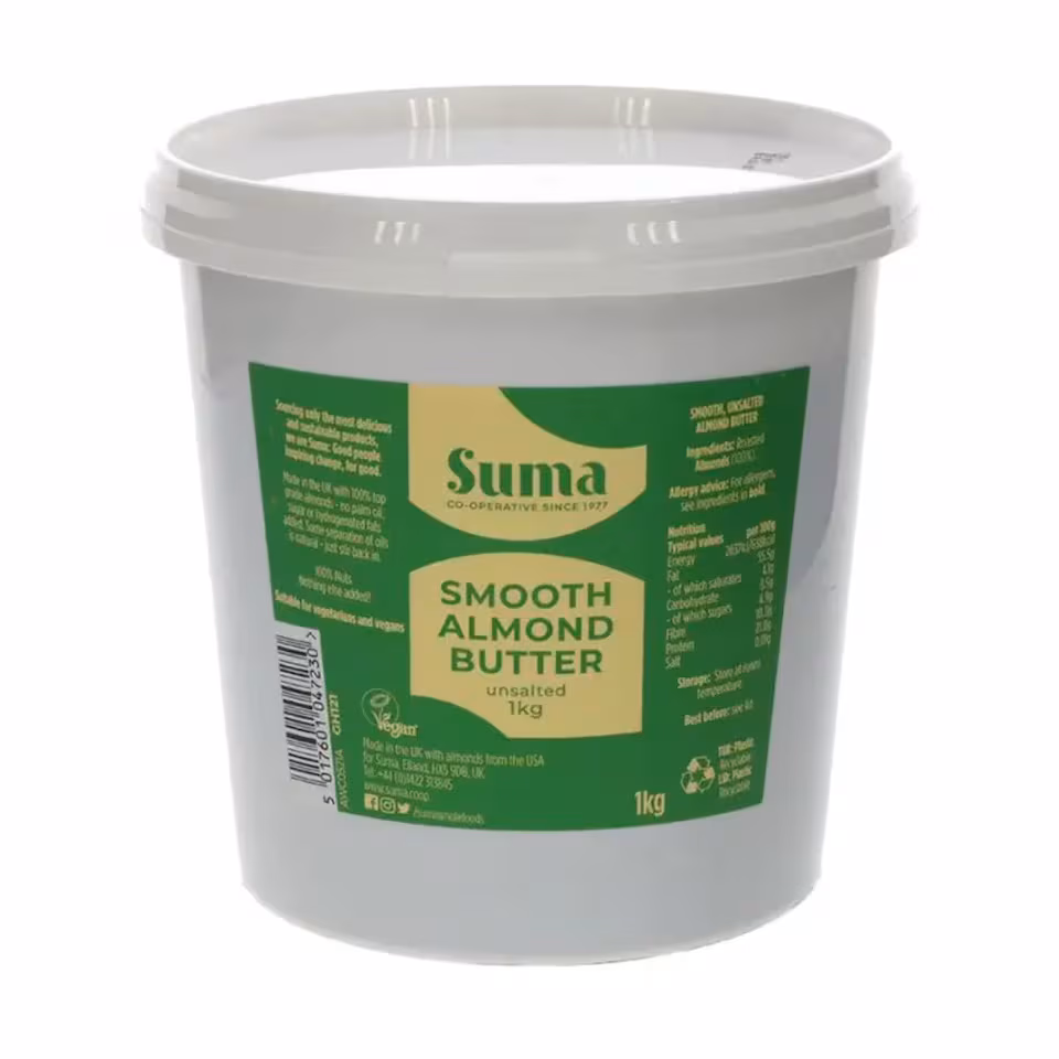 Smooth Almond Butter 1kg (Suma)