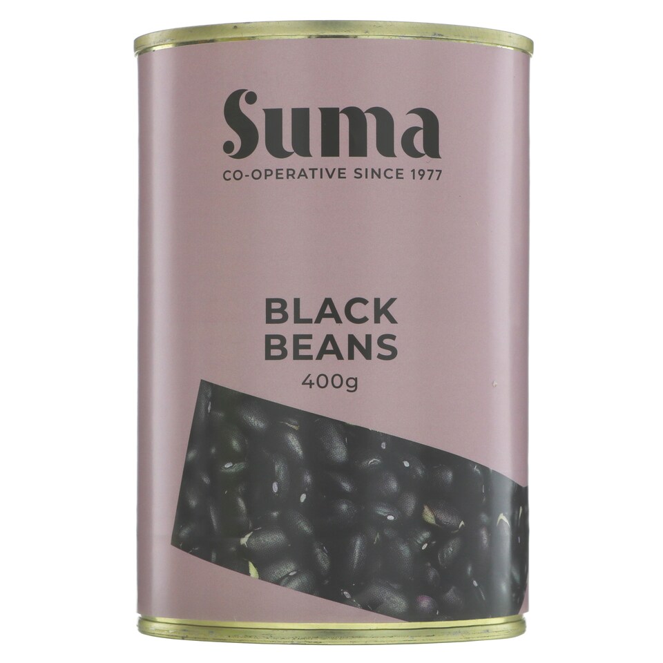 Suma - Black Beans - 12 x 400g - 12 Pack