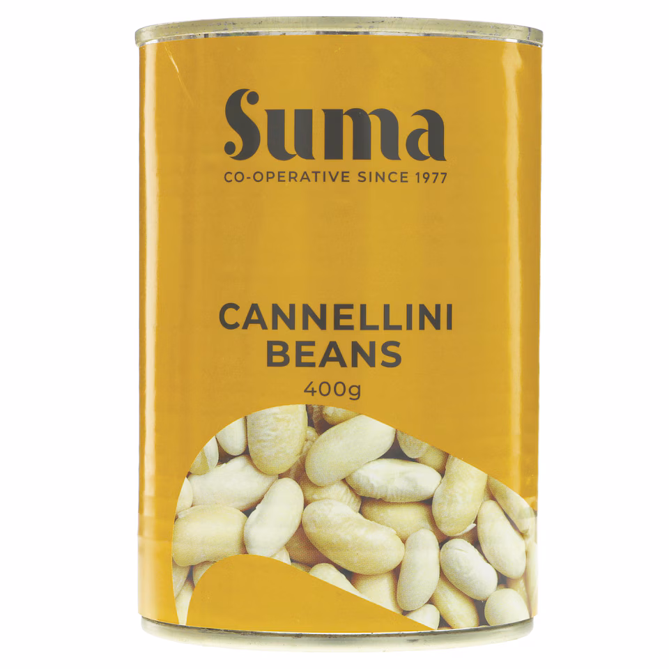 Suma - Cannellini Beans - 12 x 400g - 12 pack