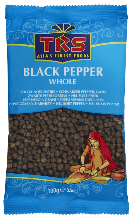 Sort Pepper hel 100g Trs