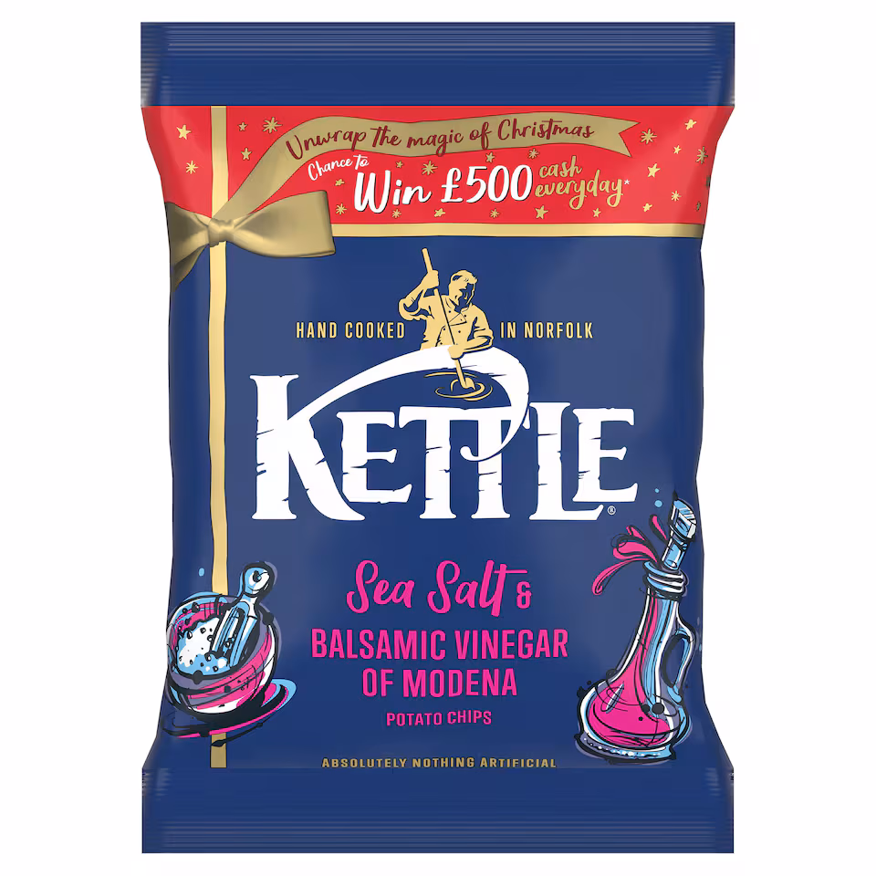 Kettle Chips Sea Salt & Balsamic Vinegar Crisps 40 G