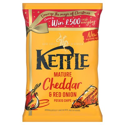 Kettle Chips Mature Cheddar & Red Onion