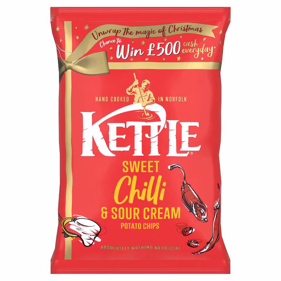 Kettle Potato Chips - Sweet Chilli & Sour Cream 130g