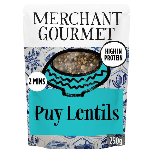 Merchant Gourmet Puy Lentils & French Green Lentils Simply Cooked 250g