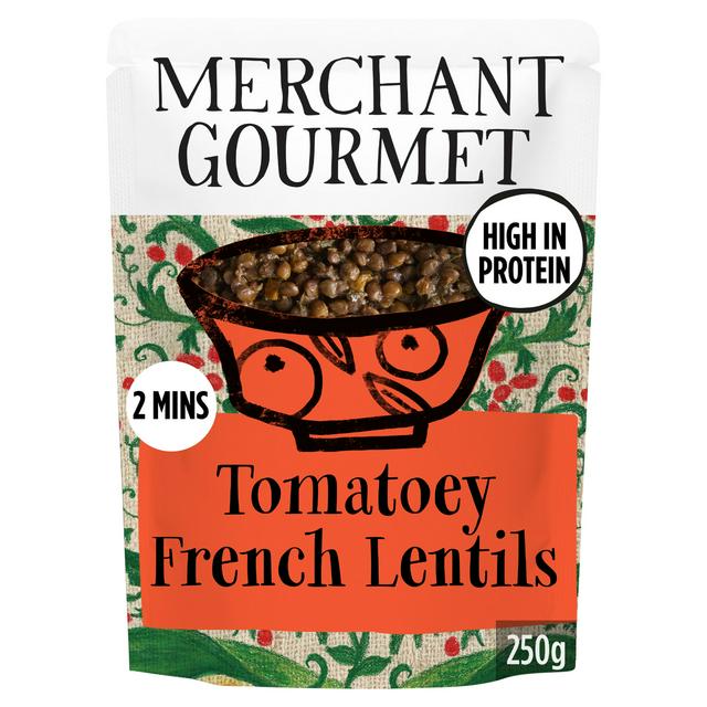 Merchant Gourmet Tomatoey French Puy & Green Lentils 250g