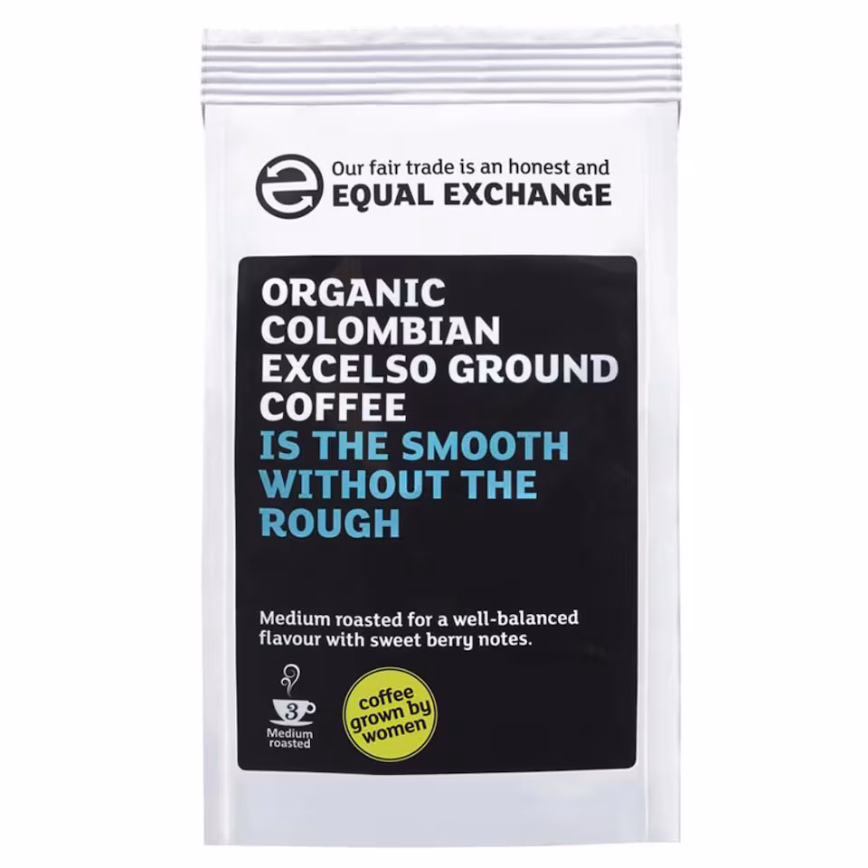Colombian Excelso Roast & Ground Coffee, Organic 227g (Equal Exchange)
