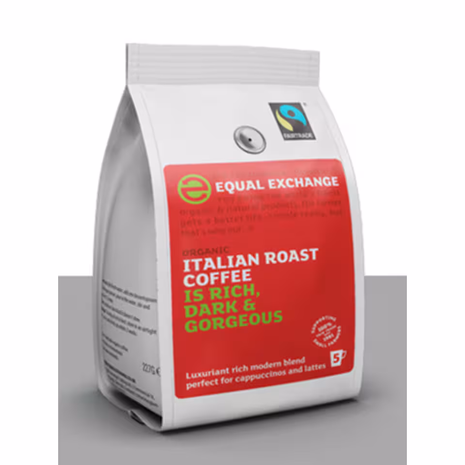 Italian Roast Ground Coffee, Organic 227g (Equal Exchange)