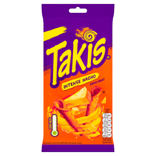 Takis Intense Nacho Cheese Flavour Corn Snack 100g