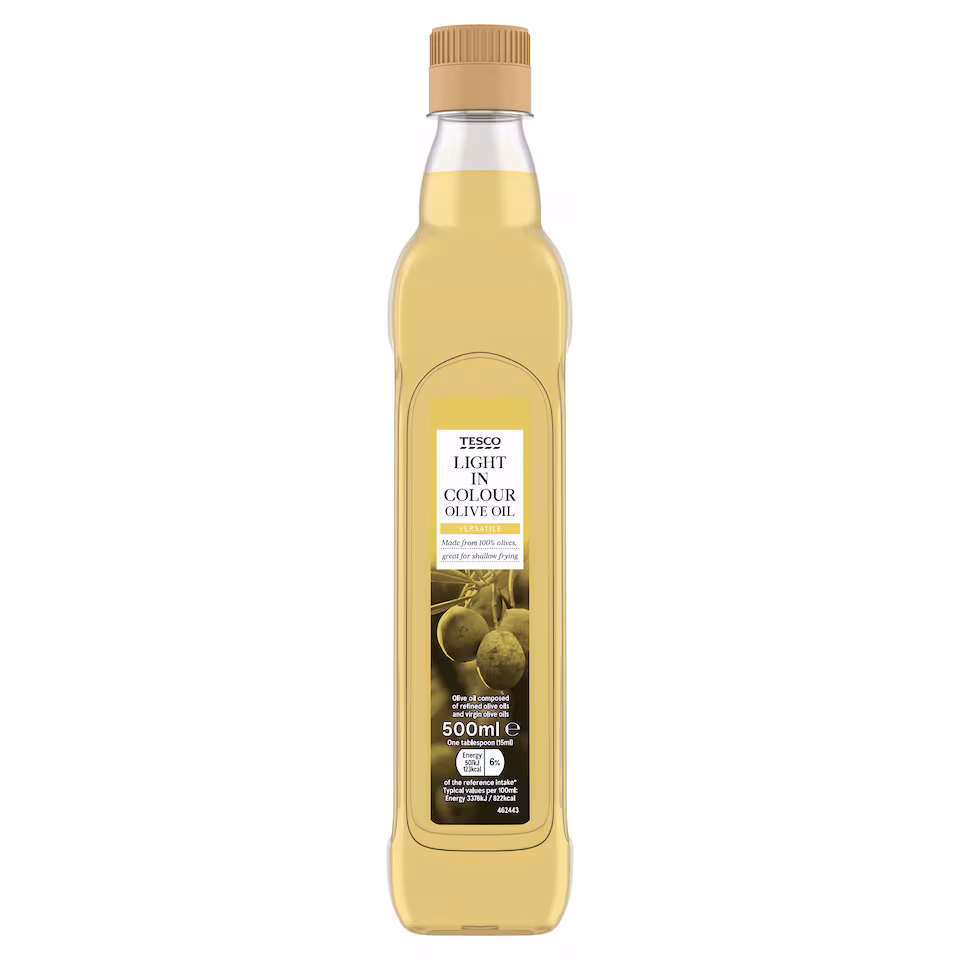 Tesco Light In Colour Olive Oil 500Ml
