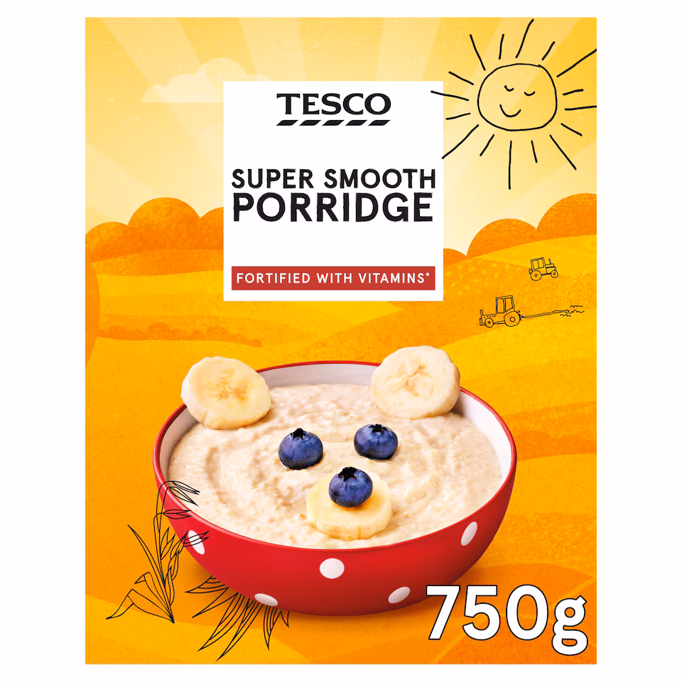 Tesco Super Smooth Porridge 750G