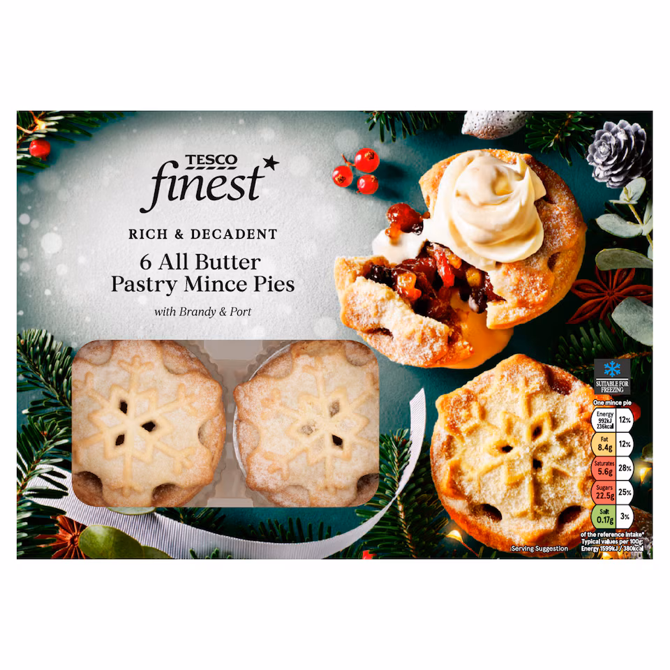 Tesco Finest Mince Pies 6 Pack