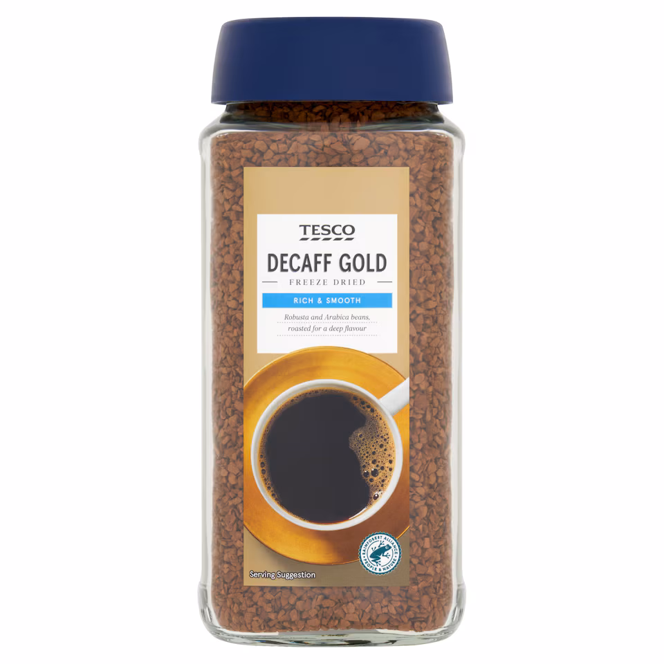 Tesco Decaff Gold Instant Coffee 200g