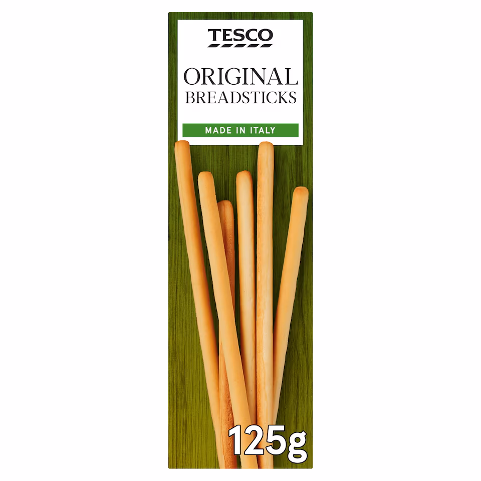 Tesco Original Breadsticks 125G