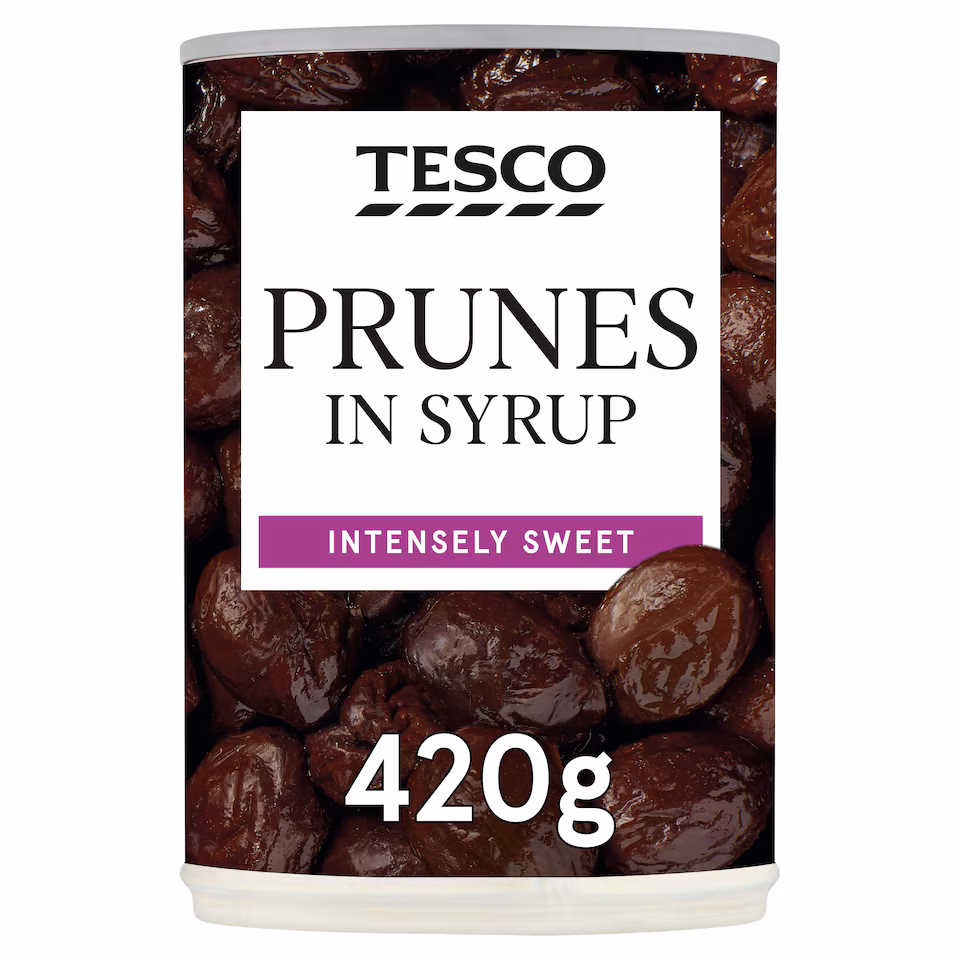 Tesco Prunes In Syrup 420G
