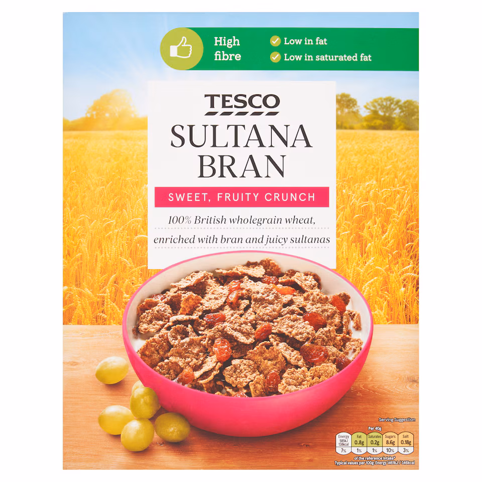 Tesco Sultana Bran Cereal 750G