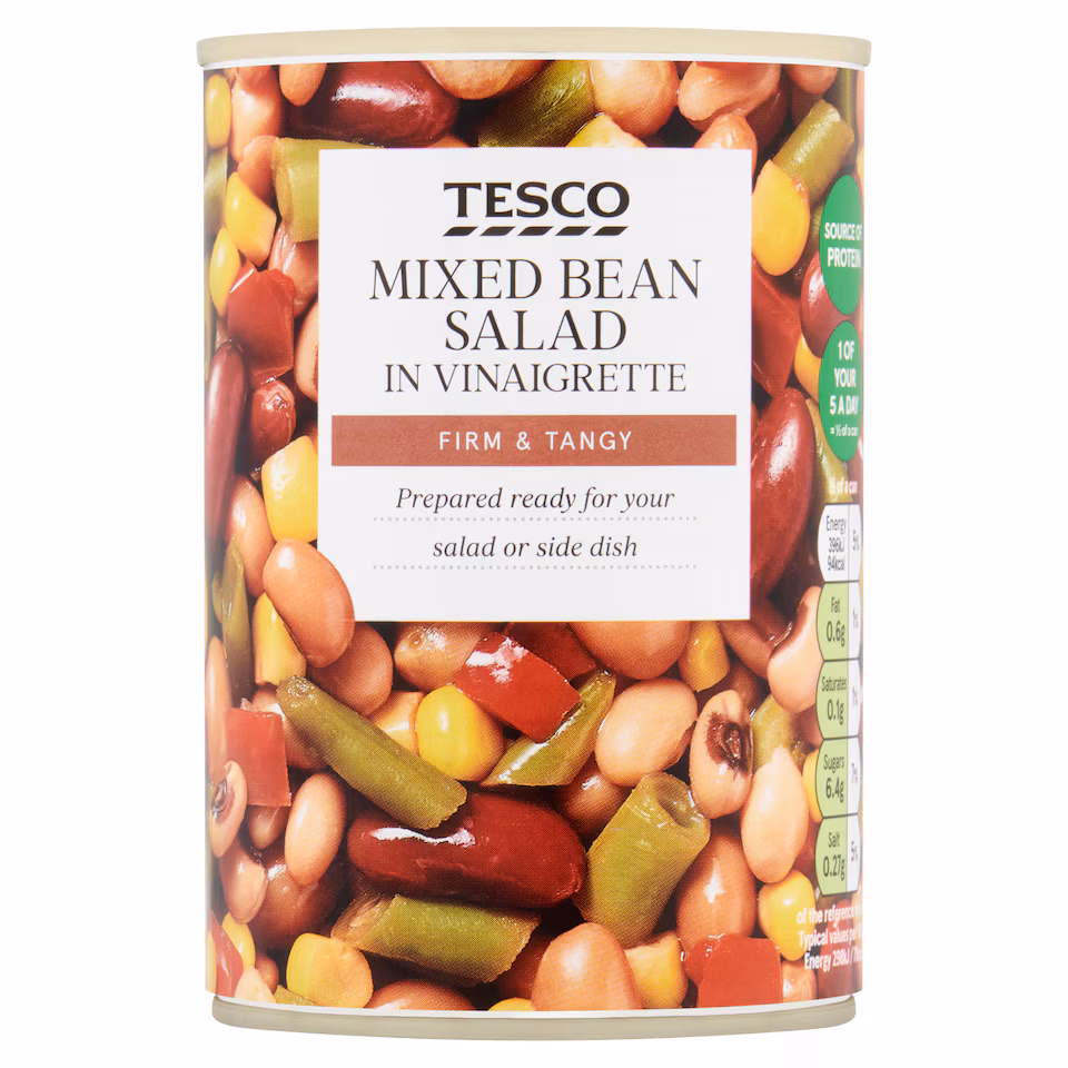 Tesco Mixed Bean Salad in Vinaigrette 400g