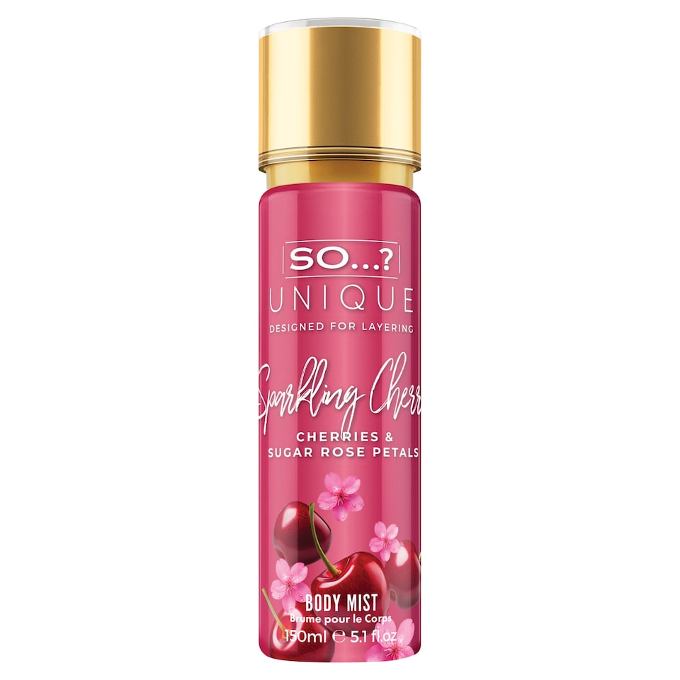 So...? Unique Sparkling Cherry Body Mist 150ml