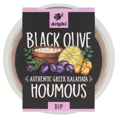 Delphi Black Olive Houmous Dip 170g