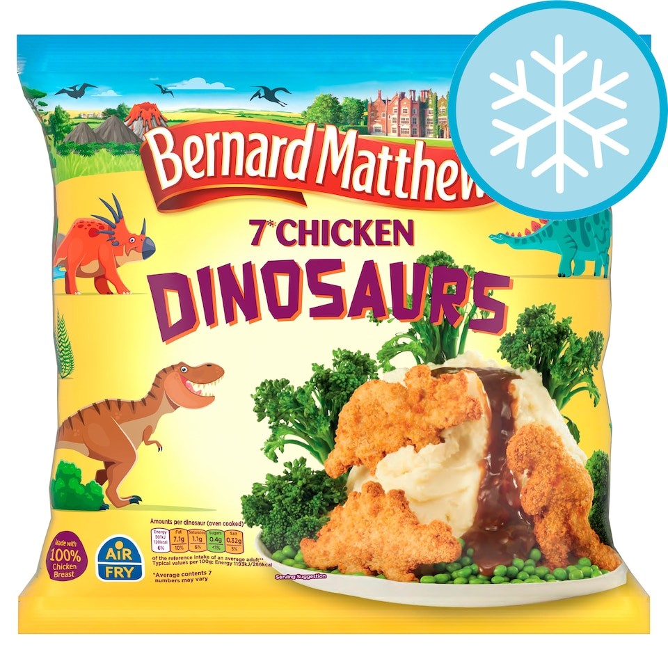 Bernard Matthews 7 Chicken Dinosaurs 350g