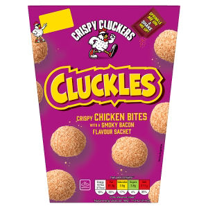 Crispy Cluckers - Smoky Bacon flavoured Chicken Bites 300g