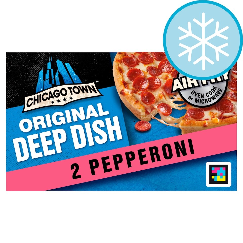 Chicago Town Deep Dish Pepperoni Pizzas 2 X 155G