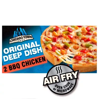 Chicago Town Deep Dish BBQ Chicken Pizza