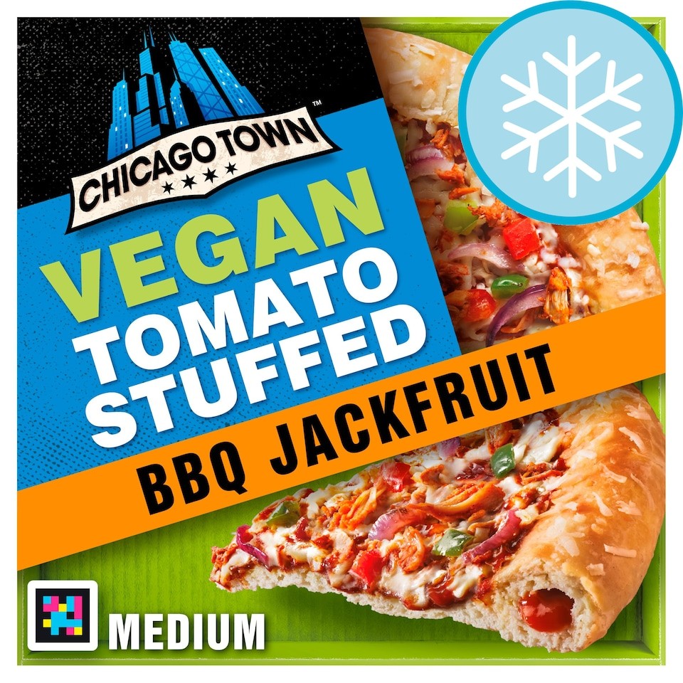 Chicago Town Vegan Crust Pizza Bbq Jackfruit 490G