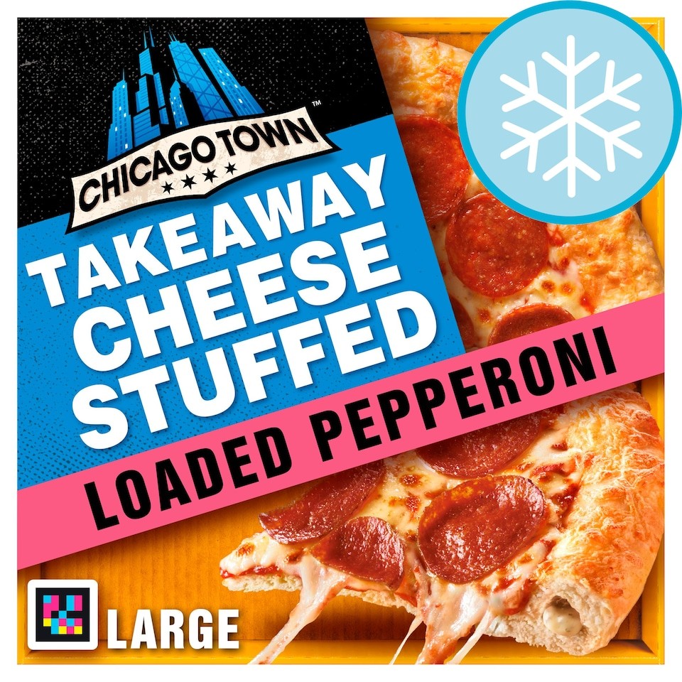 Chicago Town Cheesy Stuffed Crust Pepperoni Pizza 640G