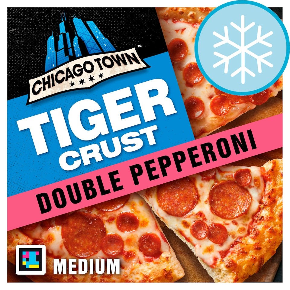 Chicago Town Tiger Crust Pizza - Double Pepperoni 320g