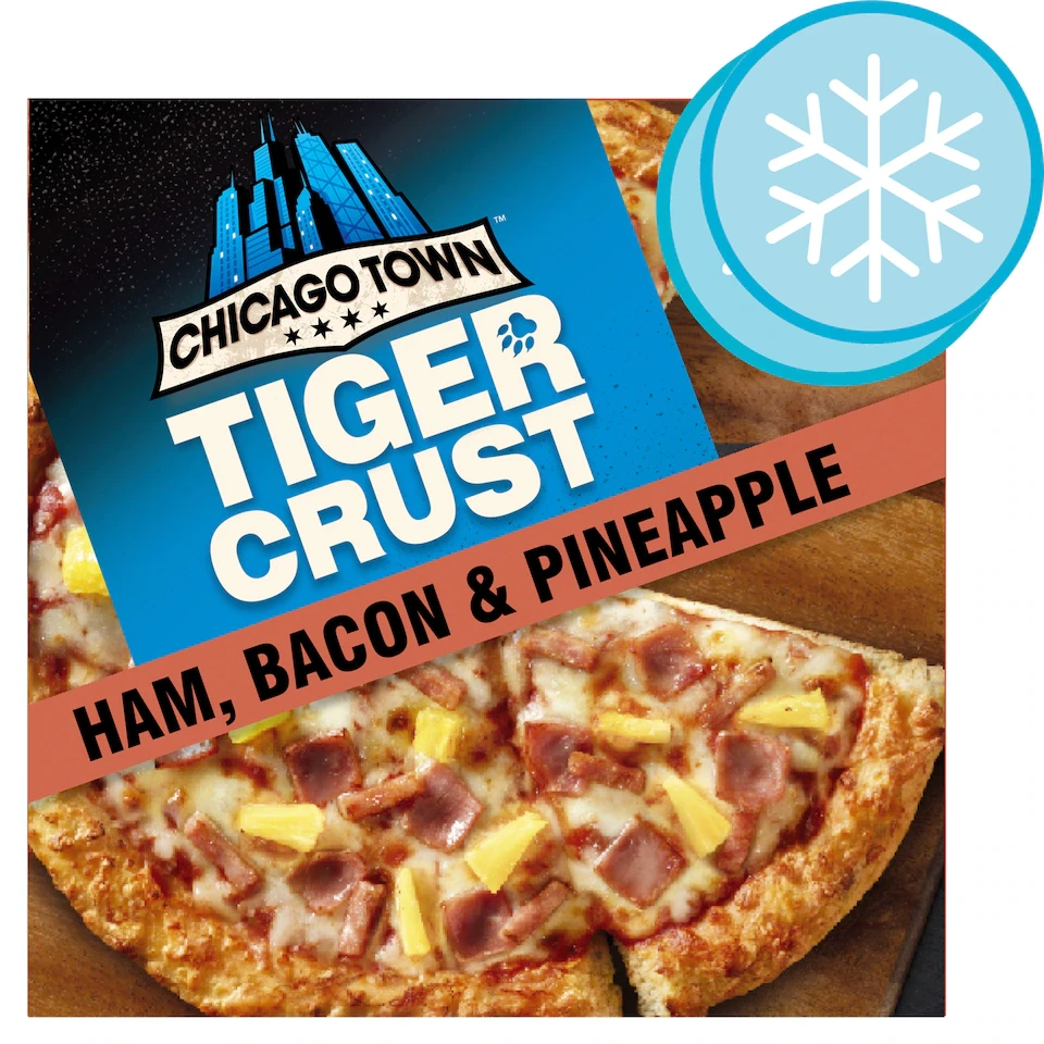 Chicago Town Tiger Crust Pizza - Bacon, Ham & Pineapple 380g
