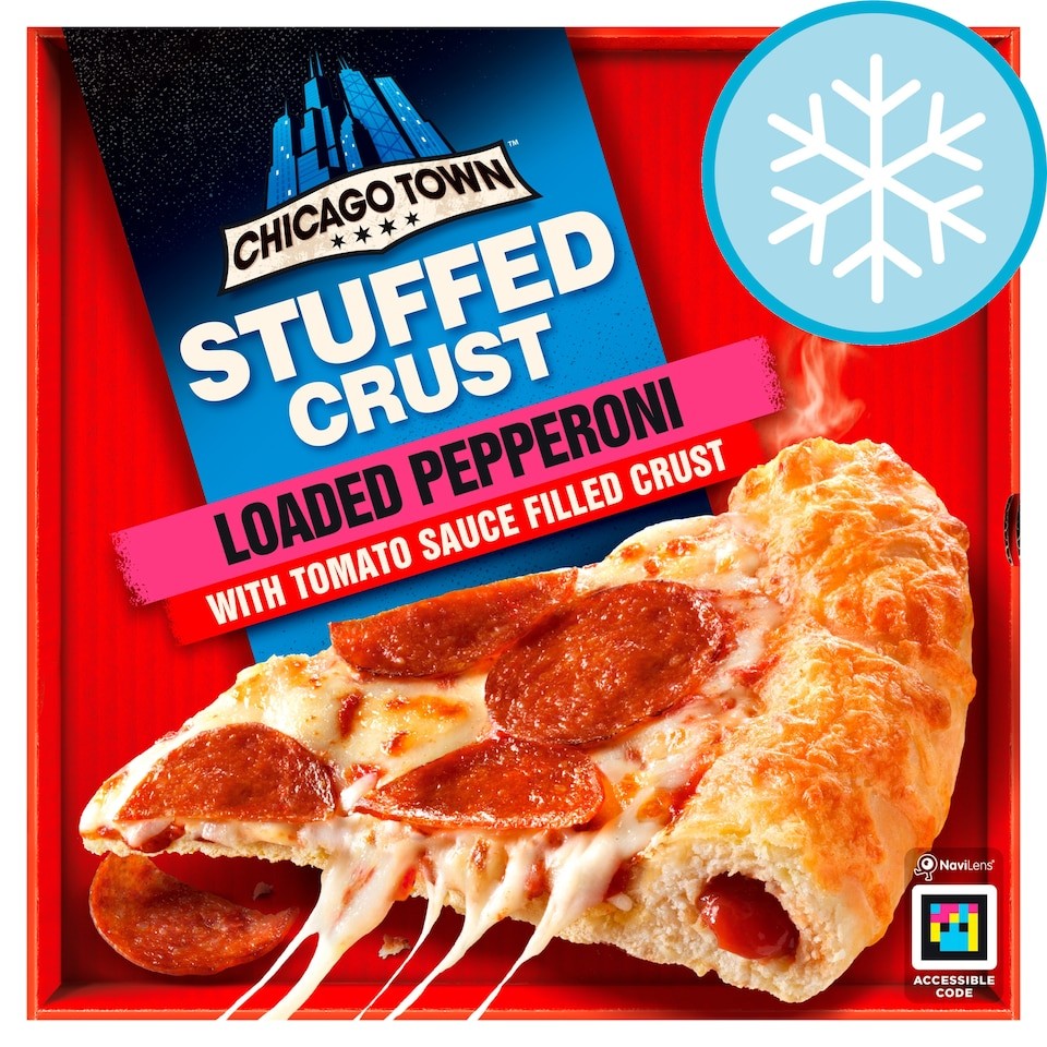 Chicago Town Large Takeaway Pepperoni Pizza 645G