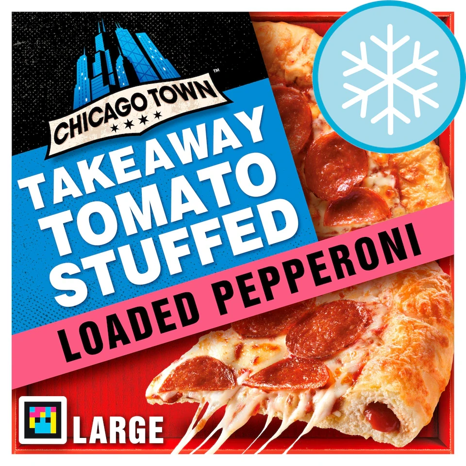 Chicago Town Large Takeaway Pepperoni Pizza 645G