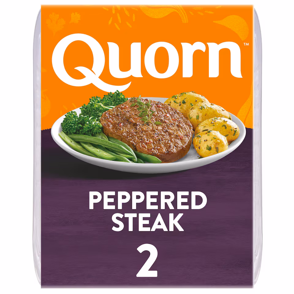 Quorn Meat Free Peppered Steaks 2 Pack, 196G
