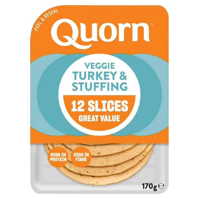 Quorn Vegetarian Turkey & Stuffing Slices 170g