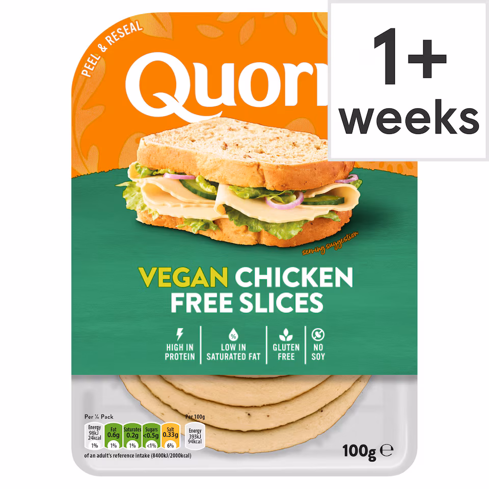 Quorn Vegan Chicken Free Slices 100G