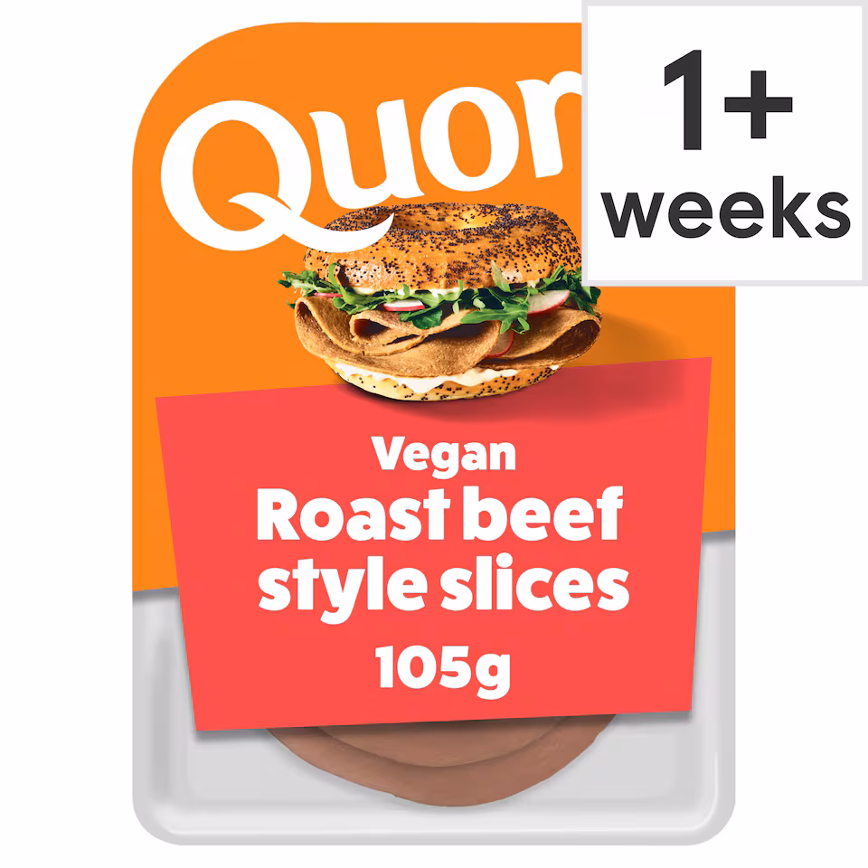 Quorn Vegan Roast Beef Style Slices 105G