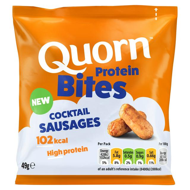 Quorn 49g Protein Bites Cocktail Sausages
