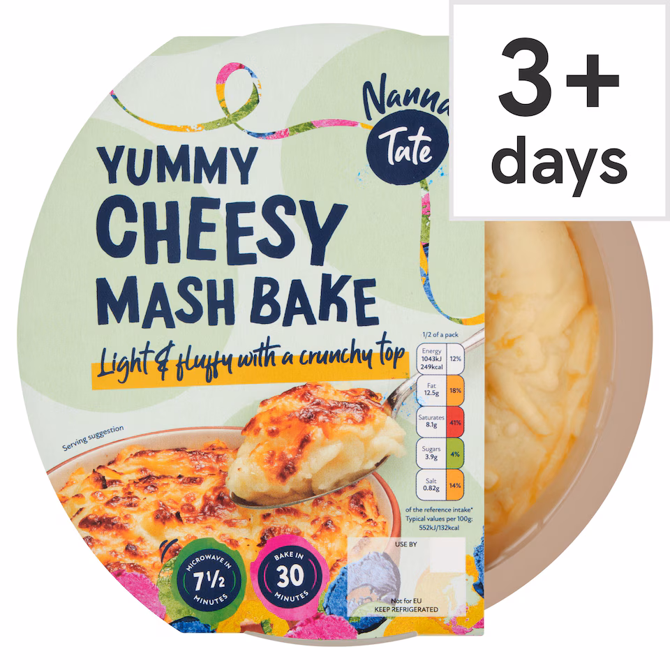 Nanna Tate Yummy Cheesy Mash Bake 400g