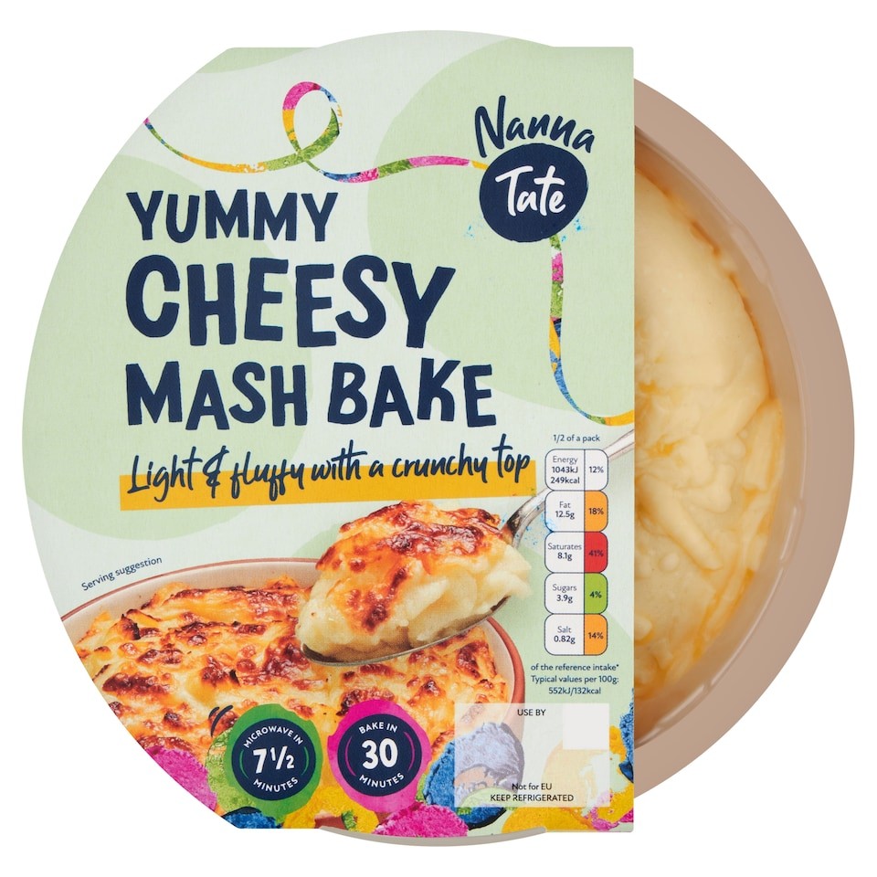 Nanna Tate Yummy Cheesy Mash Bake 400g
