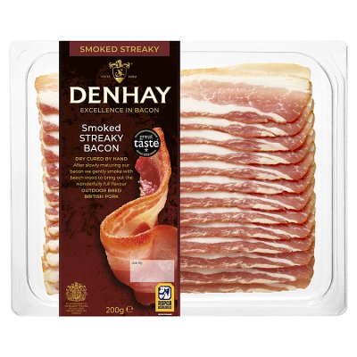 Denhay Dry Cured Streaky Smoked Bacon
